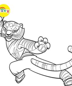 Tranh Tô Màu Kung Fu Panda - Bộ 20 Tờ Tranh Tô Màu A4 A5 Dành Cho Màu Sáp, Màu Chì - TRANH TÔ MÀU KOTY TM525 16 images upload woo2F7ea715abd94e2e14c7f36a25709ede9a