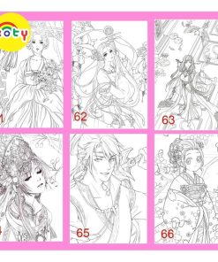 Bộ 50 Tranh tô màu nội dung Manga, Manhua cổ trang khổ A4 Tuỳ chọn phân loại 12 images upload woo2F807a000b4f5c737d1b2c9b2d97d32adf