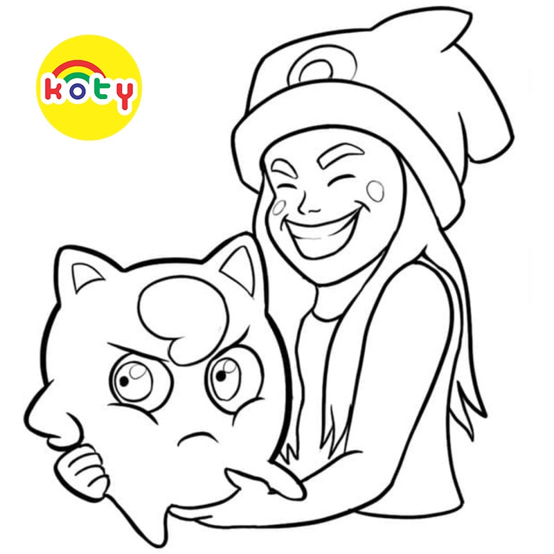 Jigglypuff Pokemon - Set 10 Tờ Tranh Tô Màu A4 A5 Dành Cho Màu Sáp, Màu Chì - TRANH TÔ MÀU COLOR LAND 3 images upload woo2F866138db2d3a3a8efd68cc76a4d65fb9