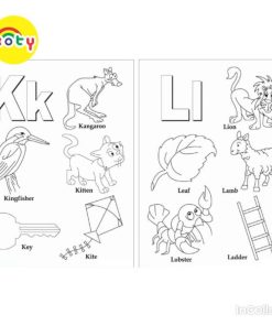 Tranh Tô Màu (Bảng dọc) Bảng chữ cái tiếng anh Alphabet tô màu A4 A5 Dành Cho Màu Sáp, Màu Chì - TRANH TÔ MÀU KOTY 14 images upload woo2F86673a51d197991a8ff4e471de6bd1a5