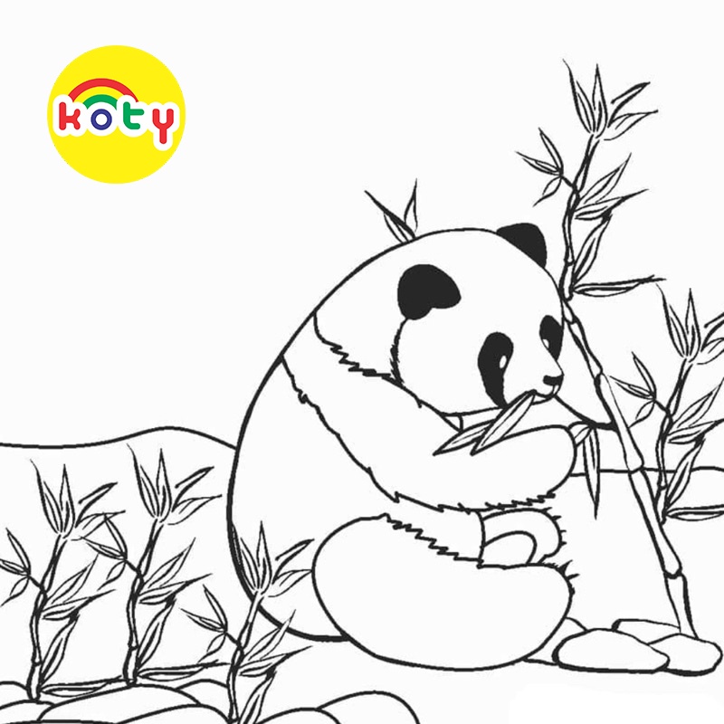Gấu trúc Panda - Set 20 Tờ Tranh Tô Màu A4 A5 Dành Cho Màu Sáp, Màu Chì - MANGA ANIME COMIC Tô Màu 1 images upload woo2F87970b4cc0e82953415c682da77ddebe