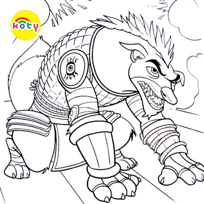 Tranh Tô Màu Kung Fu Panda - Bộ 20 Tờ Tranh Tô Màu A4 A5 Dành Cho Màu Sáp, Màu Chì - TRANH TÔ MÀU KOTY TM525 5 images upload woo2F87e618bde672283dd7b2072ef489aa7a