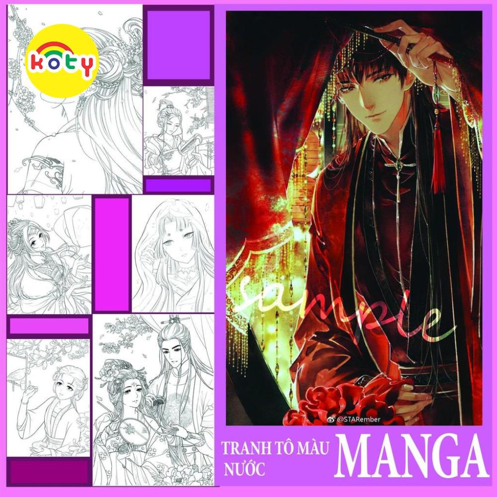Bộ 50 Tranh tô màu nội dung Manga, Manhua cổ trang khổ A4 Tuỳ chọn phân loại 1 images upload woo2F8bad3f52249e29614b4a8ac46b87738a