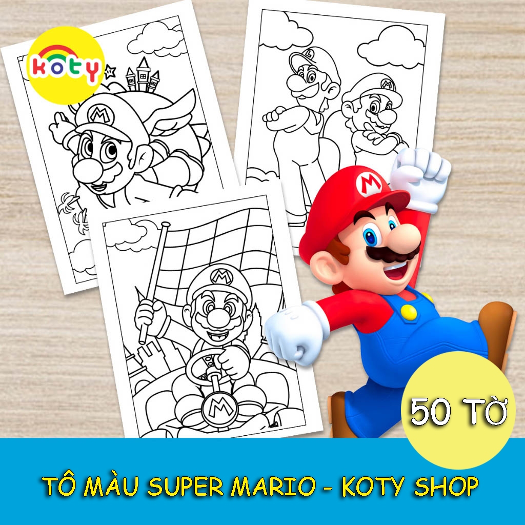 TRANH TÔ MÀU CHO BÉ - 50 tờ tô màu chủ đề Super Mario TM20 3 images upload woo2F8e3db6d05fe69f9c73e21c7af8325320