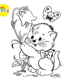 Bộ 50 Tranh Tô Màu Con Mèo đẹp dễ thương dành cho bé yêu Đồ Chơi Giấy A4, A5 mã TM540 6 images upload woo2F91e873caee60c8940de1de1f69409360