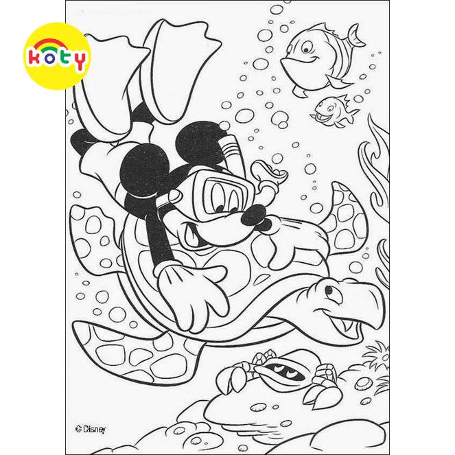 Bộ 50 Tờ Tranh Tô Màu Chuột Mickey Cho Bé - Đồ chơi giấy KOTY TM503 3 images upload woo2F9888489f52683f08ddc470dd1701762d