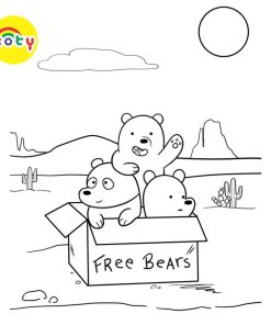 Bộ 26 tranh tô màu Chúng tôi đơn giản là gấu, giấy tô màu We bare bears dành cho trẻ em 11 images upload woo2F9901037bf24963d15c208ac2621464f1