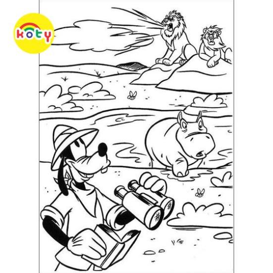 Bộ 40 tranh tô màu Chú chuột Mickey và Vịt Donald, giấy tô màu hoạt hình dành cho trẻ em, tranh tô màu A4, A5 5 images upload woo2F99c48d57de509614f021fa1b057179db
