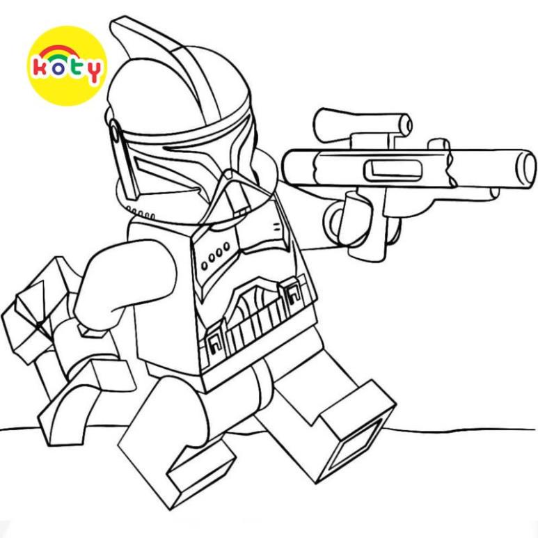 Tranh Tô Màu LEGO Star War - Bộ 10 Tờ Tranh Tô Màu A4 A5 Dành Cho Màu Sáp, Màu Chì - TRANH TÔ MÀU KOTY 3 images upload woo2F9c12fdbcafb5bdfac8ef3264414f9176