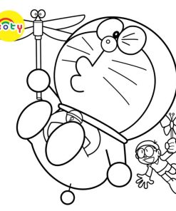 Tranh Tô Màu Doraemon Nobita - Bộ 20 Tờ Tranh Tô Màu Dành Cho Màu Sáp, Màu Chì - TRANH TÔ MÀU KOTY 16 images upload woo2F9c22af16680d767ec73d069b42747e31