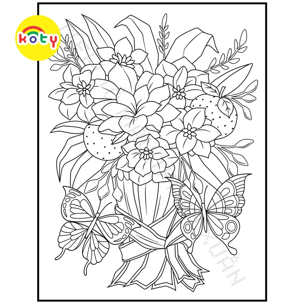 Set 50 Tờ Tranh Tô Màu Hình Bướm Magical Giải Tỏa Căng Thẳng Stress Cho Màu Sáp, Màu Chì - Tiệm Tô Màu 8 images upload woo2F9ccee263bbaa73b332a696f1a3b1f8d6