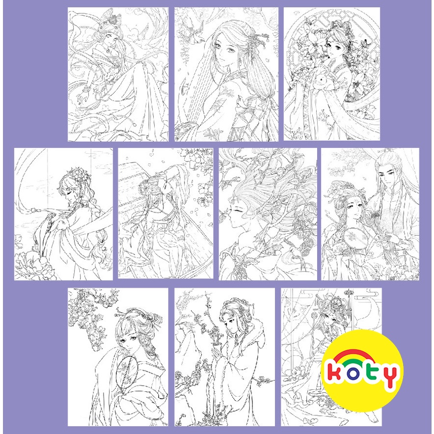 line art tranh tô màu tuyển chọn combo 10 tranh giấy 3 images upload woo2F9d3dc434b1861c2179b2c9edf4e03397