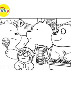Bộ 26 tranh tô màu Chúng tôi đơn giản là gấu, giấy tô màu We bare bears dành cho trẻ em 14 images upload woo2F9e232abacf1e474626fa1ffe1b096d4e