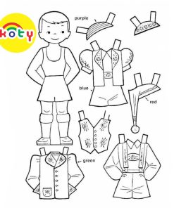 Búp Bê Giấy - Set 10 Tờ Tranh Tô Màu A4 Dành Cho Màu Sáp, Màu Chì - MANGA ANIME COMIC Tô Màu 10 images upload woo2Fa35590369bdba8272530dd0dd225d0a1