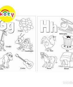 (Bảng dọc) Bảng chữ cái tiếng anh Alphabet tô màu A4 A5 Dành Cho Màu Sáp, Màu Chì - MANGA ANIME COMIC tô màu 12 images upload woo2Fa4e444f80dba283714e208c94b6148b6