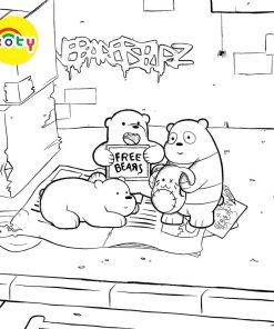 Bộ 26 tranh tô màu Chúng tôi đơn giản là gấu, giấy tô màu We bare bears dành cho trẻ em 15 images upload woo2Fa58ef803accfdcf07c548a9ccf49a26e