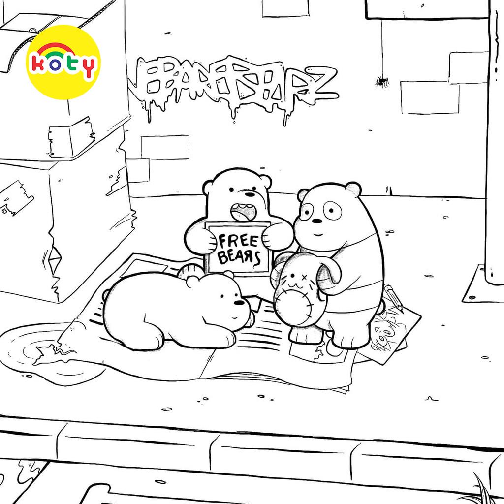 Bộ 26 tranh tô màu Chúng tôi đơn giản là gấu, giấy tô màu We bare bears dành cho trẻ em 8 images upload woo2Fa58ef803accfdcf07c548a9ccf49a26e