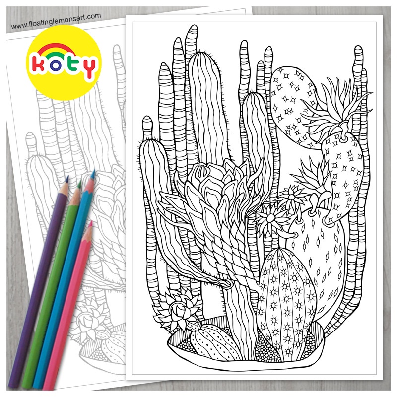 tranh tô màu nước Xương rồng combo10 tranh, giấy dầy đẹp TM174 3 images upload woo2Fa615b78227e797070c5fbc56a8ba5701