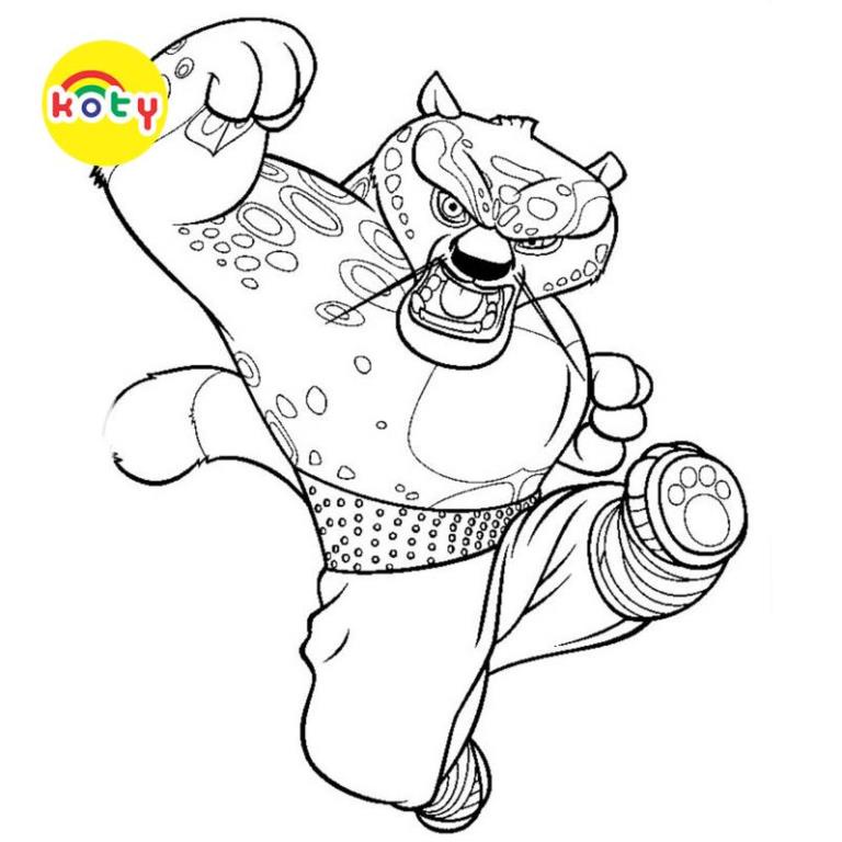 Tranh Tô Màu Kung Fu Panda - Bộ 20 Tờ Tranh Tô Màu A4 A5 Dành Cho Màu Sáp, Màu Chì - TRANH TÔ MÀU KOTY TM525 6 images upload woo2Fa651afebae01f3d093925d35ce4b77e9