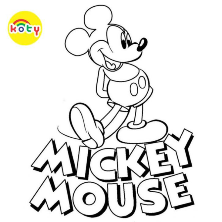 Bộ 40 tranh tô màu Chú chuột Mickey và Vịt Donald, giấy tô màu hoạt hình dành cho trẻ em, tranh tô màu A4, A5 2 images upload woo2Fa825311924749c6c6d7a982316a136fc