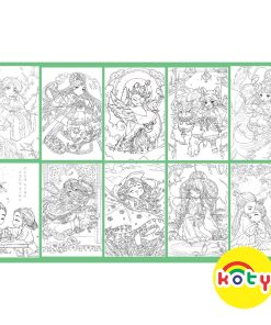 line art tranh tô màu nước cổ trang chibi combo 15 tranh giấy 7 images upload woo2Fa90c338c61262bbe2bc25465ff58c7d6