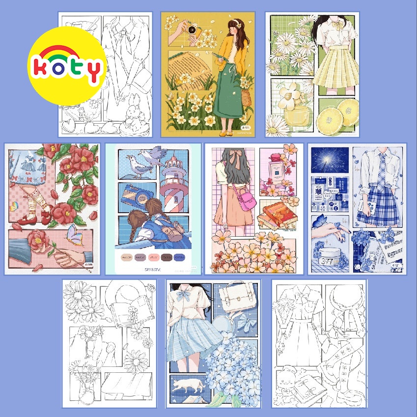 Bộ 10 tranh tô màu nước TQ5, giấy dầy đẹp có tranh mẫu TM132 4 images upload woo2Fa9792b957fe025bf08094caf6336e1b1