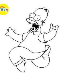 Tranh Tô Màu Gia đình Simpson (The Simpsons) - Bộ 20 Tờ Tranh Tô Màu A4 A5 Dành Cho Màu Sáp, Màu Chì - TRANH TÔ MÀU KOTY 12 images upload woo2Fa98240b3ba169b91cfd94e8e8fc75b2f