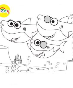 Tranh Tô Màu Baby Shark - Bộ 10 Tờ Tranh Tô Màu A4 A5 Dành Cho Màu Sáp, Màu Chì - TRANH TÔ MÀU KOTY 17 images upload woo2Fadab9cb8663dce9222ae88ef37a15fb3