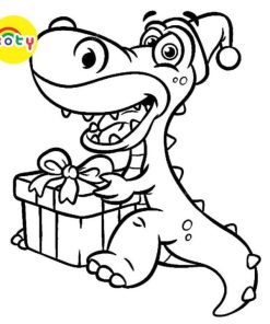 Tranh Tô Màu Khủng Long Bạo Chúa T-Rex - Bộ 20 Tờ Tranh Tô Màu A4 A5 Dành Cho Màu Sáp, Màu Chì - TRANH TÔ MÀU KOTY 10 images upload woo2Fafe53d614a01d1d88776993286e7a462