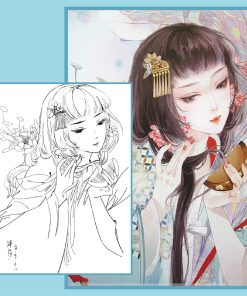 Tranh tô màu nước lineart anime chân dung trung quốc bộ 10 tranh giấy 6 images upload woo2Fb3cebae5c04cd4370e89be2be09acf58