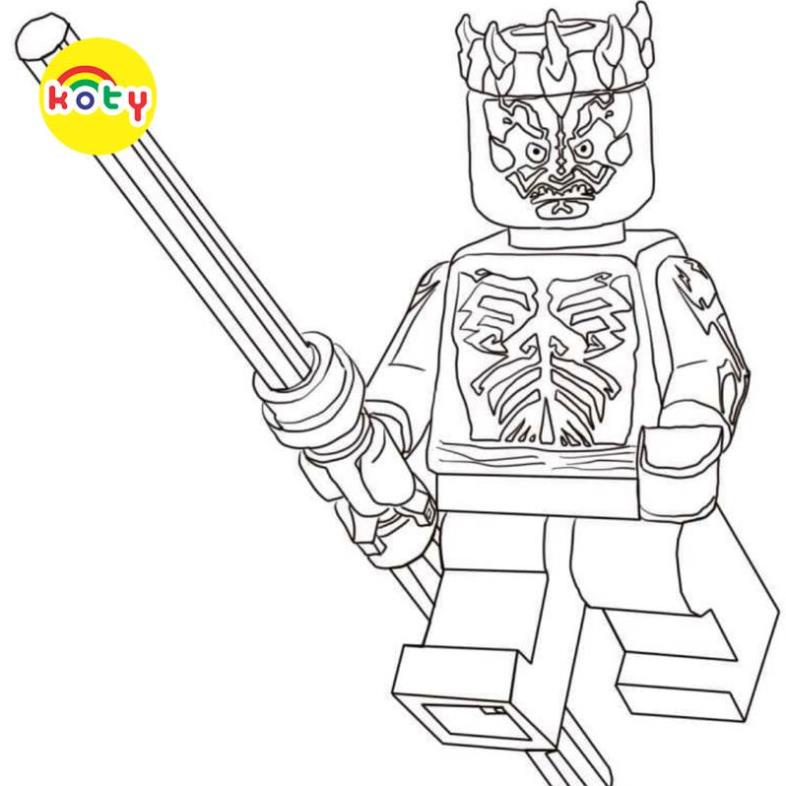 Tranh Tô Màu LEGO Star War - Bộ 10 Tờ Tranh Tô Màu A4 A5 Dành Cho Màu Sáp, Màu Chì - TRANH TÔ MÀU KOTY 6 images upload woo2Fb8bcb74e1ecdeaa7cdddffd4fde947f8