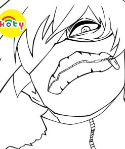 Tokyo Ghoul Anime - Set 10 Tờ Tranh Tô Màu Kích Thước A4 A5 Dành Cho Màu Sáp, Màu Chì - TRANH TÔ MÀU COLOR LAND 9 images upload woo2Fb94e385fc39b2d896585503cdd099b00