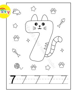 Set 50 Tờ Bảng Chữ Cái Tiếng Anh Và Chữ Số Hình Mèo Cute Cho Bé - Tiệm Tô Màu TM44 16 images upload woo2Fbc75e9794d5d631d580aca0b601d7996