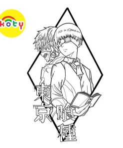 Tokyo Ghoul Anime - Set 10 Tờ Tranh Tô Màu Kích Thước A4 A5 Dành Cho Màu Sáp, Màu Chì - TRANH TÔ MÀU COLOR LAND 11 images upload woo2Fbe2285fe45127fbfd561f9b92c6189f1