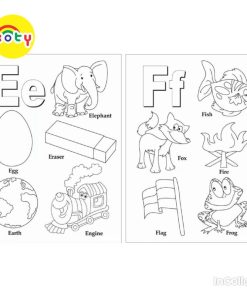 Tranh Tô Màu (Bảng dọc) Bảng chữ cái tiếng anh Alphabet tô màu A4 A5 Dành Cho Màu Sáp, Màu Chì - TRANH TÔ MÀU KOTY 11 images upload woo2Fc03faff1cc5a3b18c008818b8772239e