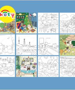 Bộ tranh tô màu nước " Nhũng chú mèo tinh nghich" combo 25 tranh giấy dầy đẹp có tranh mẫu 14 images upload woo2Fc1251ad1ae8e17433a97e4599c685f4e