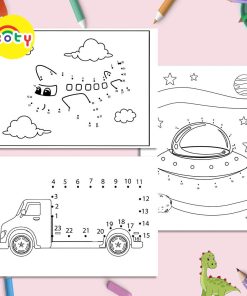 Bộ 20 Tranh Vẽ Nối Số Cho Bé Chủ Đề Phương Tiện Giao Thông - Đồ Chơi Trẻ Em Giấy Thủ Công Trí Tuệ NS101 10 images upload woo2Fc57bec2a7bfc62da0683fa5b45ba4d01