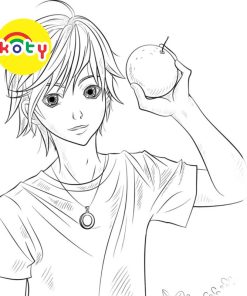 Anime Boys - Set 20 Tờ Tranh Tô Màu Kích Thước A4 A5 Dành Cho Màu Sáp, Màu Chì - TRANH TÔ MÀU COLOR LAND 14 images upload woo2Fc8b5cfc206de2370757d1bd3599f6b02