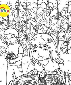 Tranh Tô Màu Vụ mùa thu hoạch Harvest - Bộ 20 Tờ Tranh Tô Màu A4 A5 Dành Cho Màu Sáp, Màu Chì - TRANH TÔ MÀU KOTY 11 images upload woo2Fc99b42ee8e356c0d915b6741950a8080