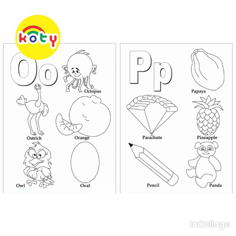 (Bảng dọc) Bảng chữ cái tiếng anh Alphabet tô màu A4 A5 Dành Cho Màu Sáp, Màu Chì - MANGA ANIME COMIC tô màu 8 images upload woo2Fcbbbd8b9d0344be3f054c519855e76fb