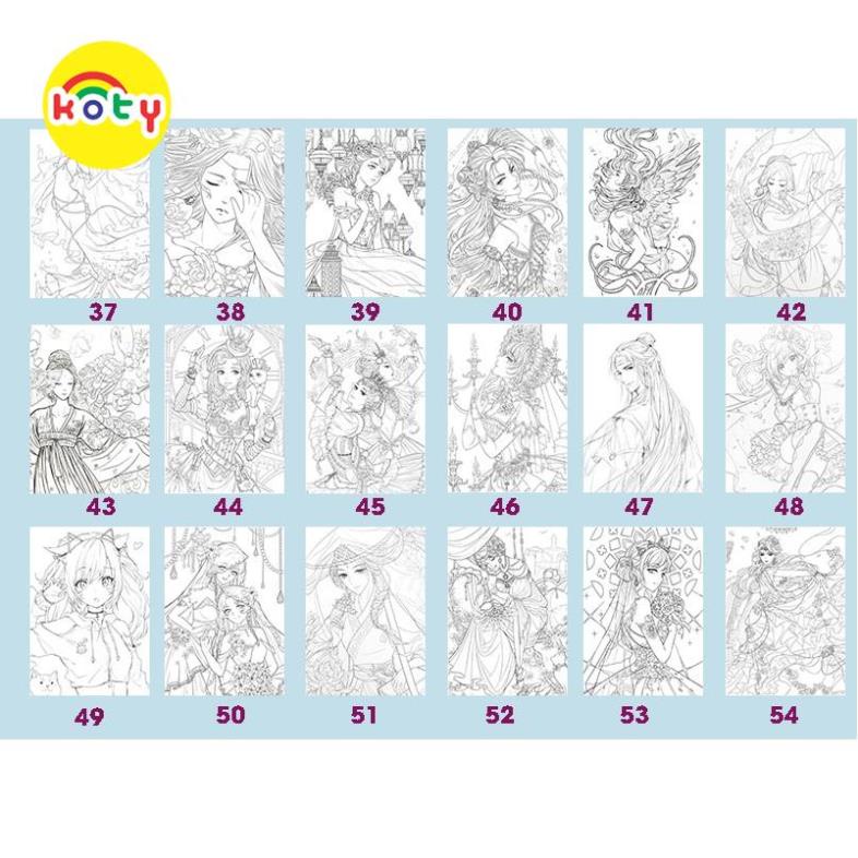 Tranh tô màu Anime khổ A4 - (Vận chuyển từ 5 tranh) 4 images upload woo2Fceab2a137f0c0ace2c1b7627f486dcbf