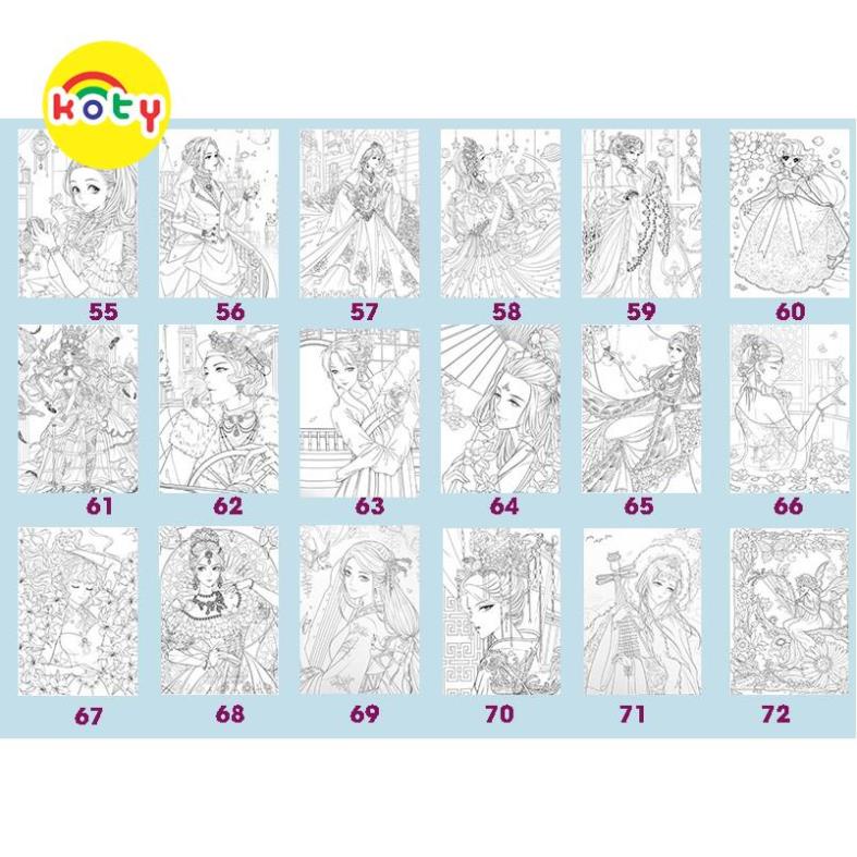 Tranh tô màu Anime khổ A4 - (Vận chuyển từ 5 tranh) 5 images upload woo2Fd06015fa9ac0b9719832e3bce58e2384