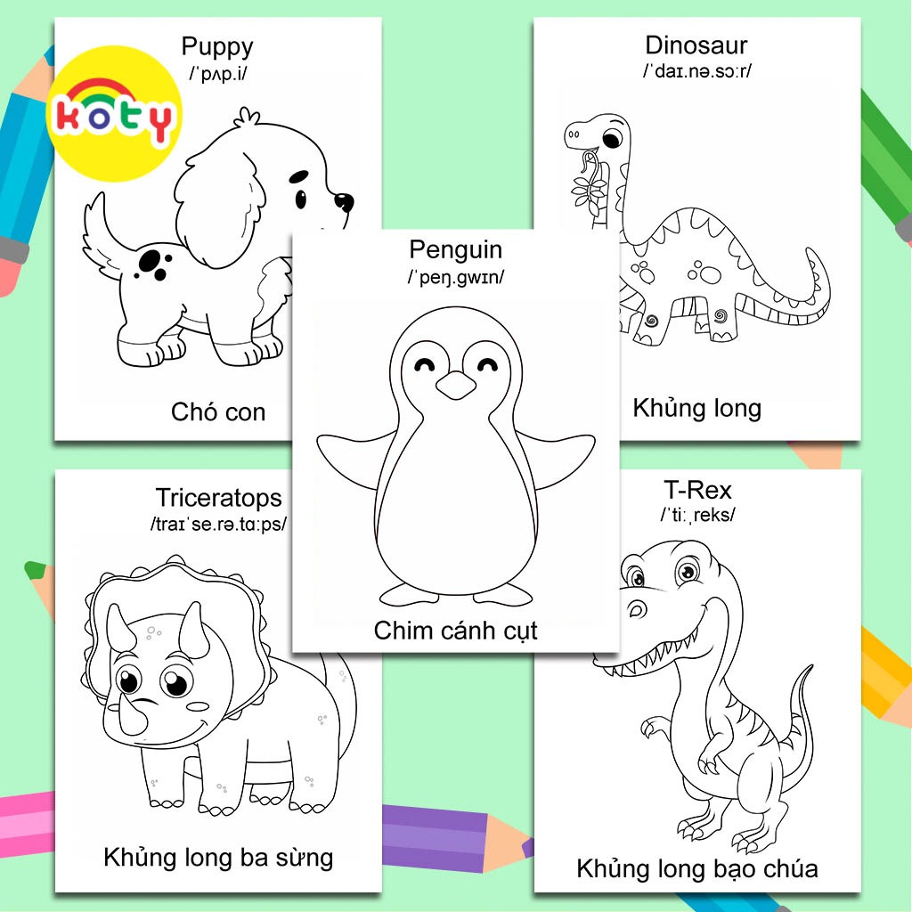 Bộ Thẻ Học Tô Màu Song Ngữ Chủ Đề Động Vật Cho Bé Làm Quen Với Thế Giới Xung Quanh - Thẻ Flash Card Anh Việt Giấy TH02 3 images upload woo2Fd1a06a72d355e5963adff4a226ddcf60
