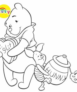 Tranh Tô Màu Winnie The Pooh - Bộ 20 Tờ Tranh Tô Màu A4 A5 Dành Cho Màu Sáp, Màu Chì - TRANH TÔ MÀU KOTY 16 images upload woo2Fd2cb7b24968318ee3dc482cd99b96211