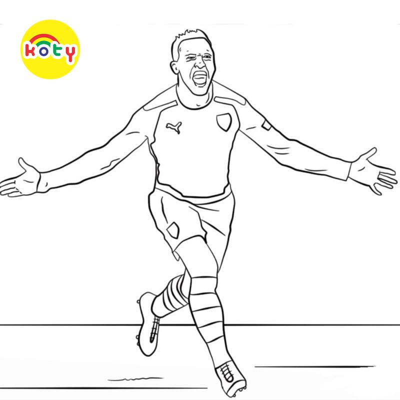 Tranh Tô Màu Bóng đá Soccer - Bộ 20 Tờ Tranh Tô Màu A4 A5 Dành Cho Màu Sáp, Màu Chì - TRANH TÔ MÀU KOTY 7 images upload woo2Fd6b0746f2a8d69bae26ef12d231d89fa