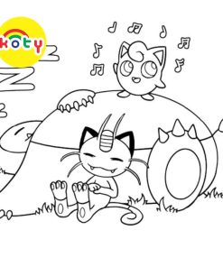 Jigglypuff Pokemon - Set 10 Tờ Tranh Tô Màu A4 A5 Dành Cho Màu Sáp, Màu Chì - TRANH TÔ MÀU COLOR LAND 11 images upload woo2Fd7bf1a2d6b69d278e3ff5bfc13826d0a