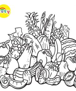 Tranh Tô Màu Vụ mùa thu hoạch Harvest - Bộ 20 Tờ Tranh Tô Màu A4 A5 Dành Cho Màu Sáp, Màu Chì - TRANH TÔ MÀU KOTY 17 images upload woo2Fe0aa3cf85b5008ffb87ac74ad455e113