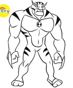 Tranh Tô Màu Phim hoạt hình Ben 10 - Bộ 40 Tờ Tranh Tô Màu A4 A5 Dành Cho Màu Sáp, Màu Chì - TRANH TÔ MÀU KOTY 11 images upload woo2Fe2922e19f7f9821bf858865baf78620f