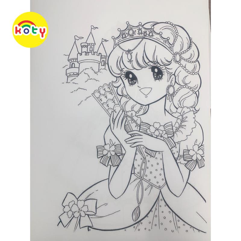 Xả kho 50 hình tô màu công chúa cho bé - Đồ Chơi Giấy A4, A5 mã TM973 6 images upload woo2Fe5114ad857c210ede38d5d156ed55bdb