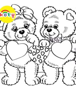 Gấu bông Teddy Bear - Set 20 Tờ Tranh Tô Màu A4 A5 Dành Cho Màu Sáp, Màu Chì - MANGA ANIME COMIC tô màu 13 images upload woo2Fe623acc4fea58a968d2af0234661e546
